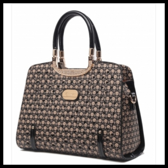 Brangio Handbags - *SOLD OUT* Brangio Black Starz Art Retro Satchel